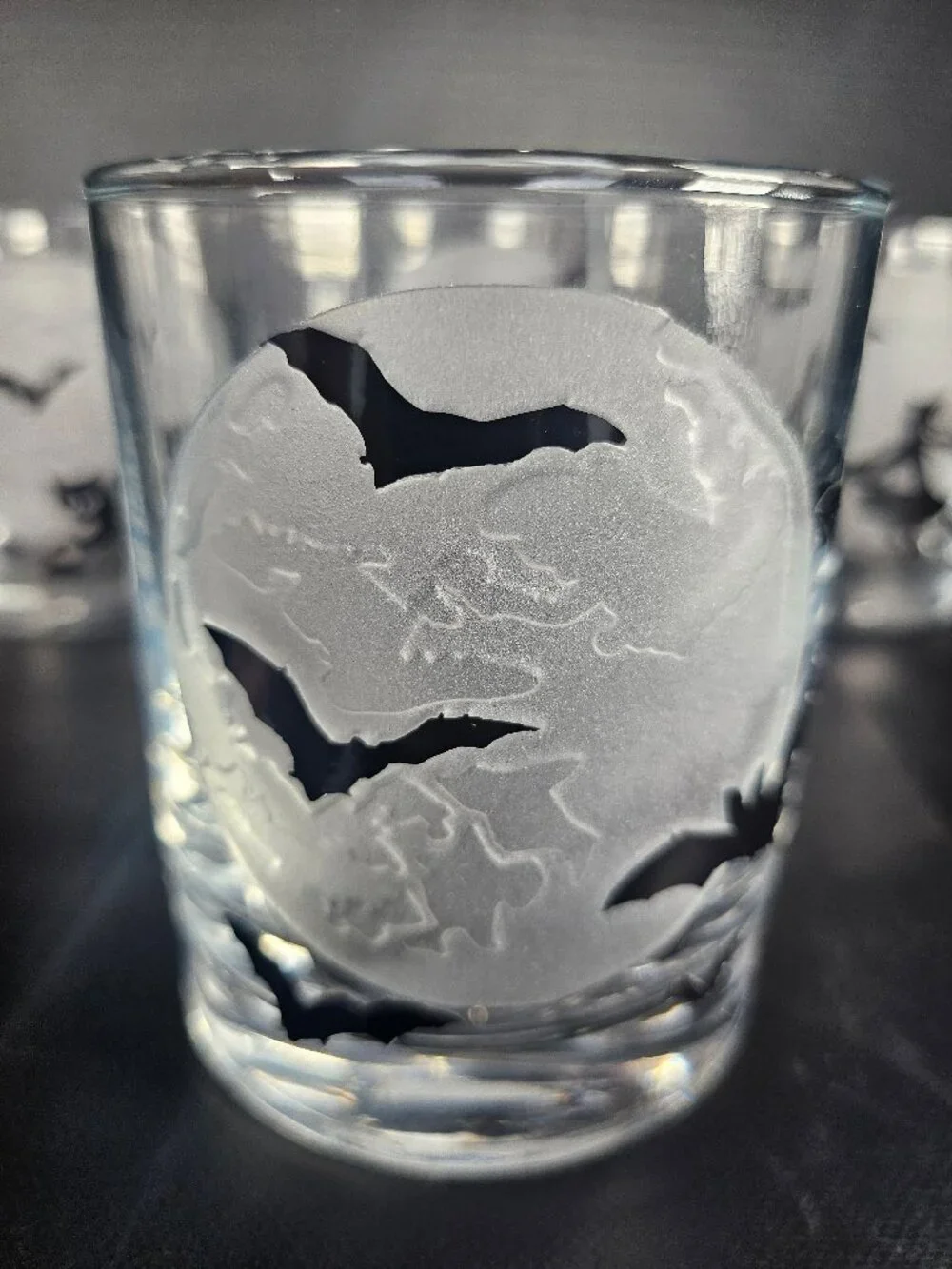 Williams Sonoma Halloween Full Moon Tumblers Set Of 4 Glassware New Old Stock